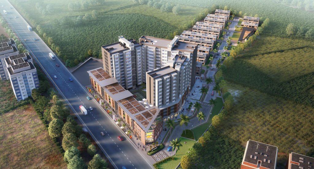 Destination 24 Avenue commercial shops and office spaces in Charholi by D. R. Gavhane Destinations